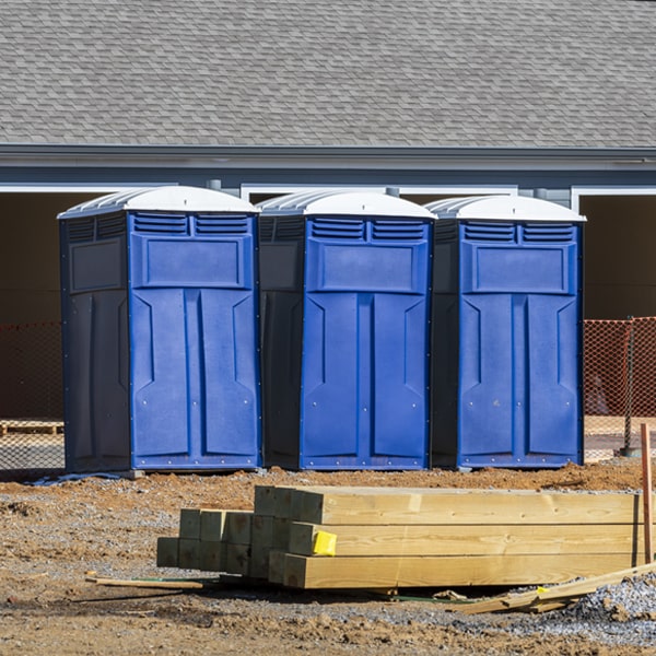 are there different sizes of portable restrooms available for rent in Bradford Illinois